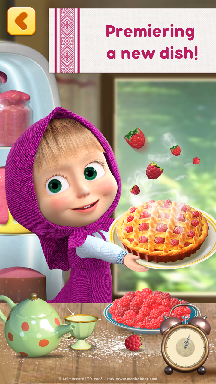اسکرین شات 1 بازی Masha and Bear: Cooking Dash