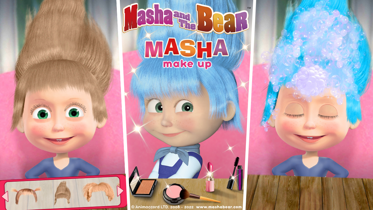 اسکرین شات 4 بازی Masha and the Bear: Salon Game