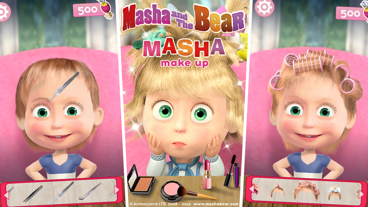 اسکرین شات 2 بازی Masha and the Bear: Salon Game