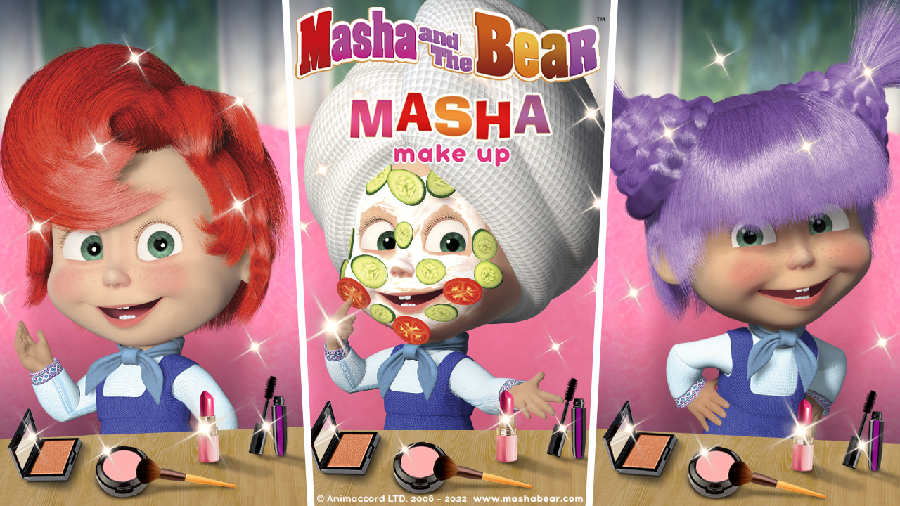 اسکرین شات 5 بازی Masha and the Bear: Salon Game