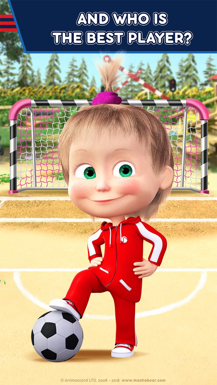 اسکرین شات 1 بازی Masha and the Bear: Football