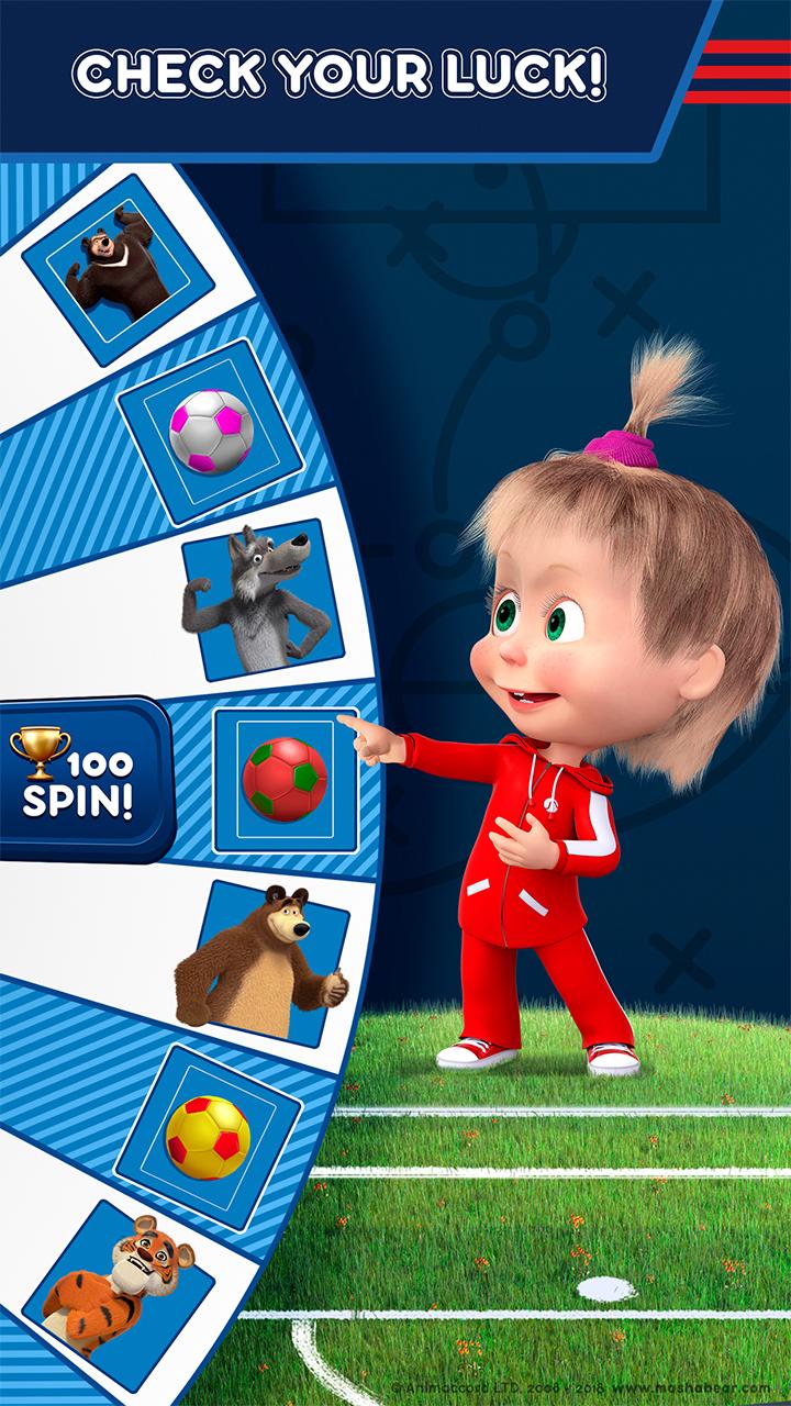 اسکرین شات 4 بازی Masha and the Bear: Football