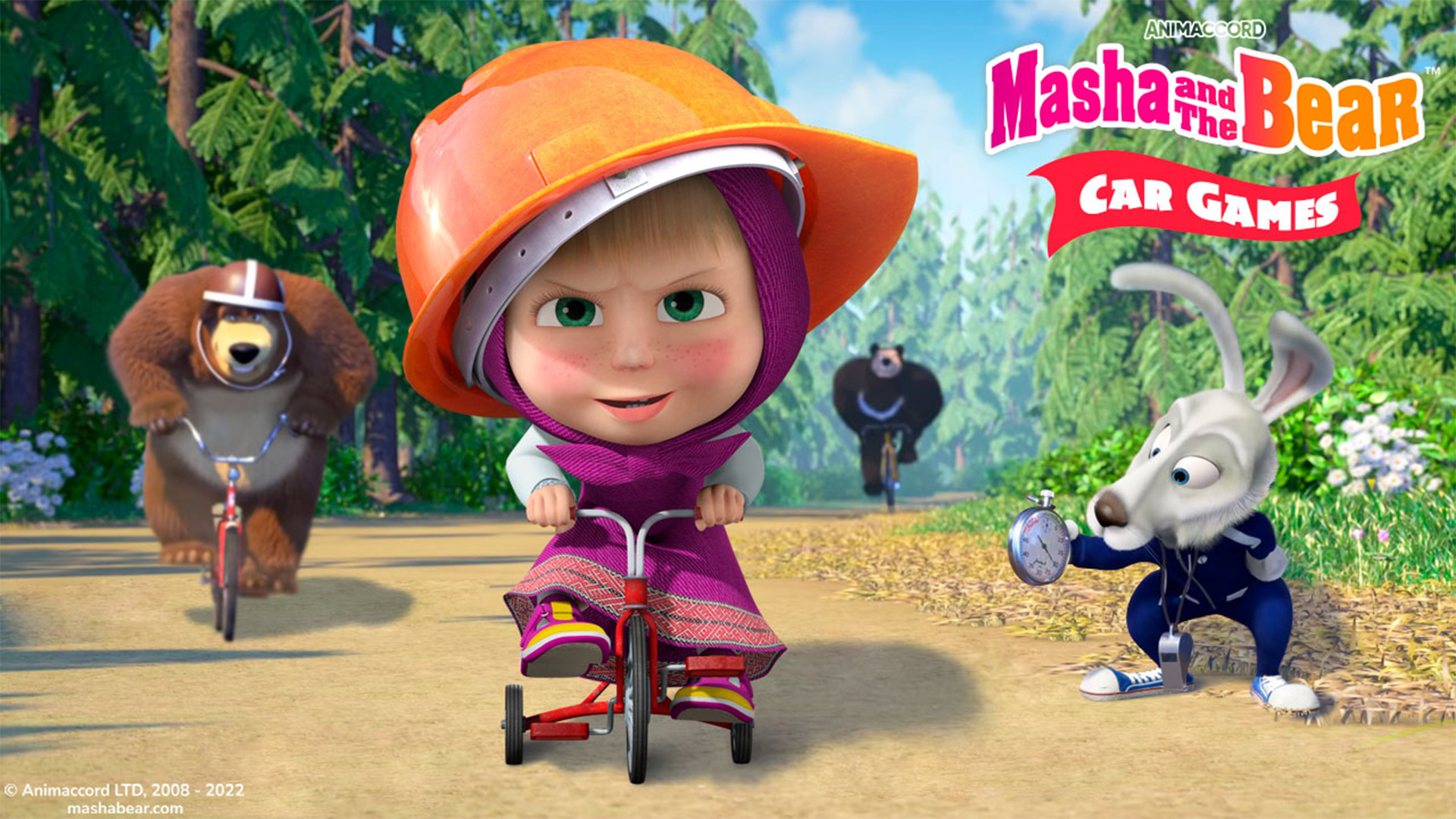 اسکرین شات 2 بازی Masha and the Bear: Car Games