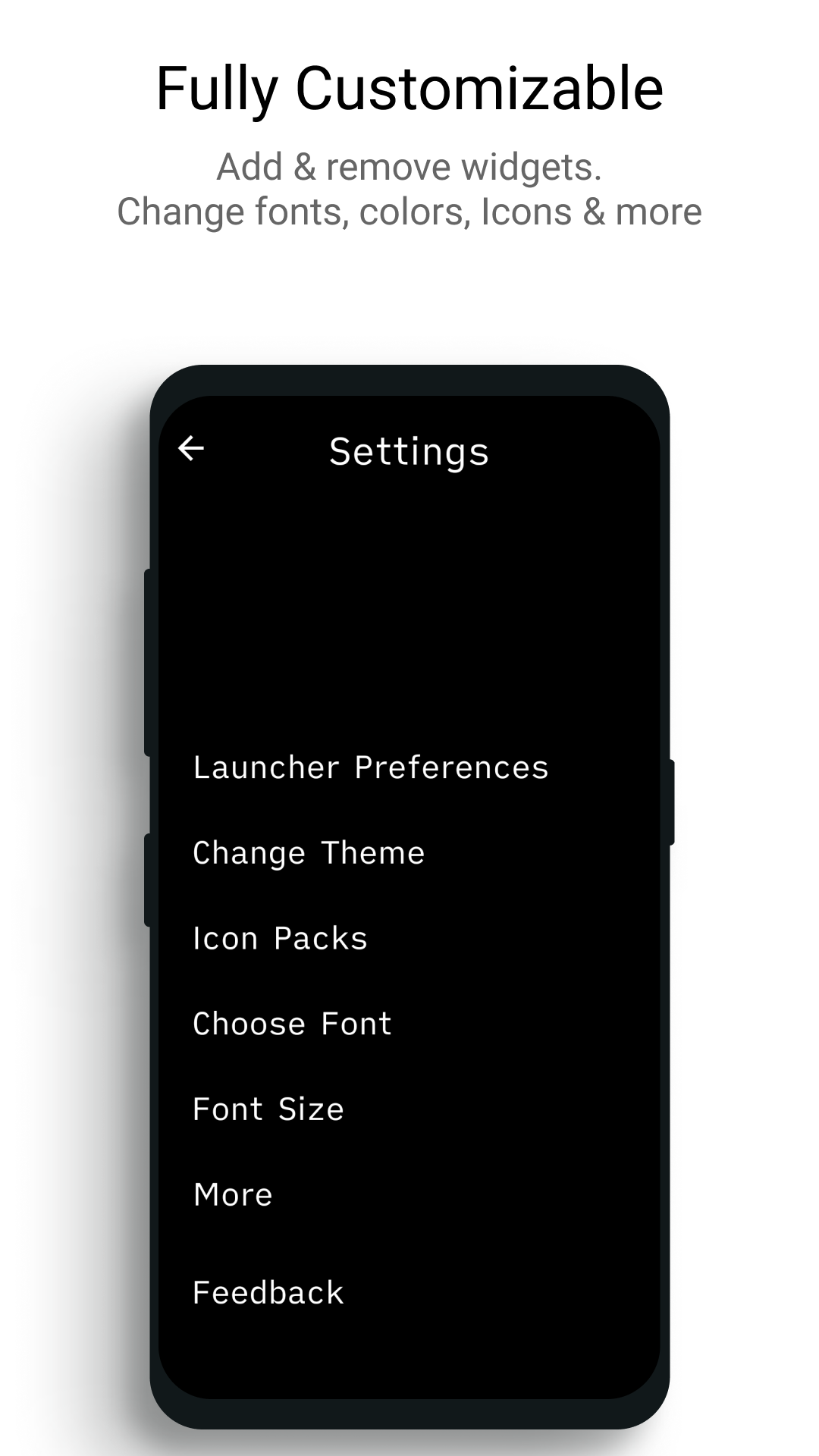 اسکرین شات 5 برنامه Indistract Minimalist Launcher