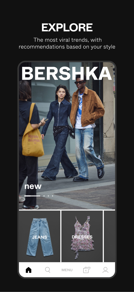 اسکرین شات 1 برنامه BERSHKA: Fashion & trends