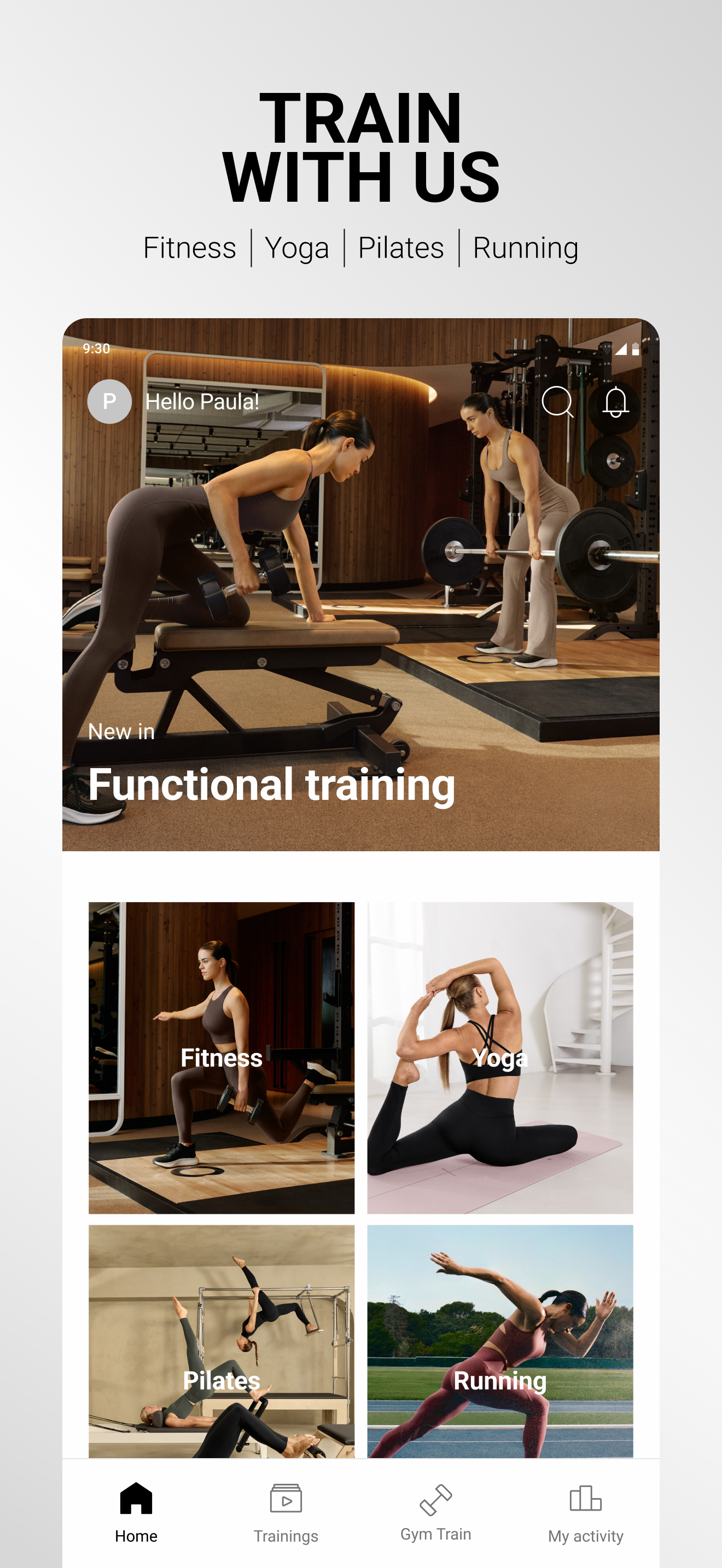 اسکرین شات 1 برنامه OYSHO TRAINING: Workouts