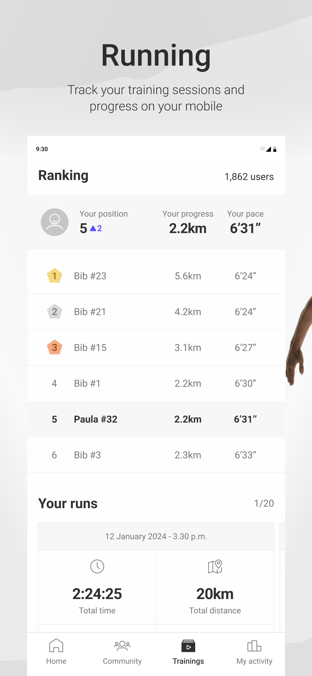 اسکرین شات 4 برنامه OYSHO TRAINING: Workouts