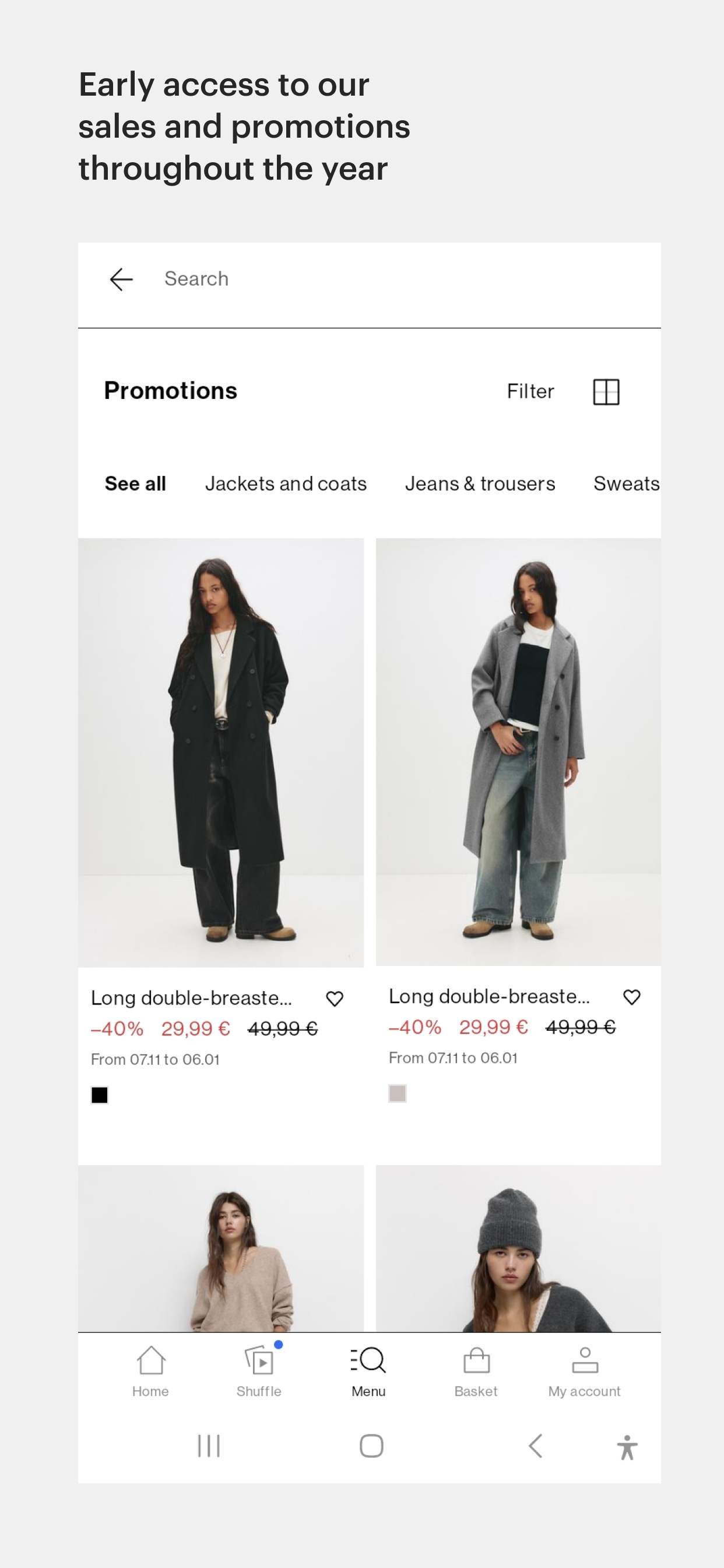 اسکرین شات 5 برنامه PULL&BEAR: Fashion and Trends