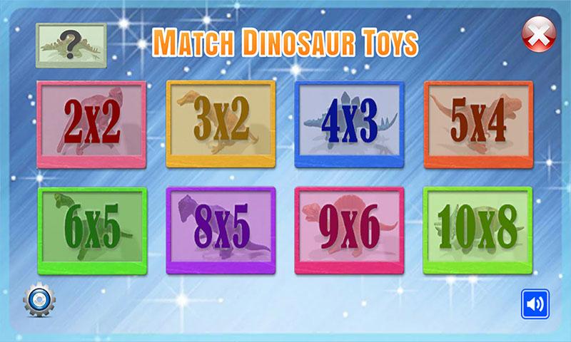 اسکرین شات 1 بازی Match Dinosaur Toys