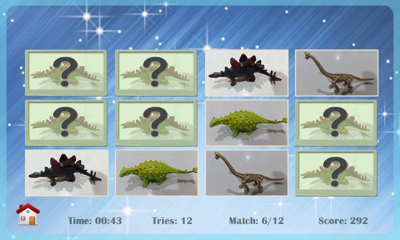 اسکرین شات 3 بازی Match Dinosaur Toys