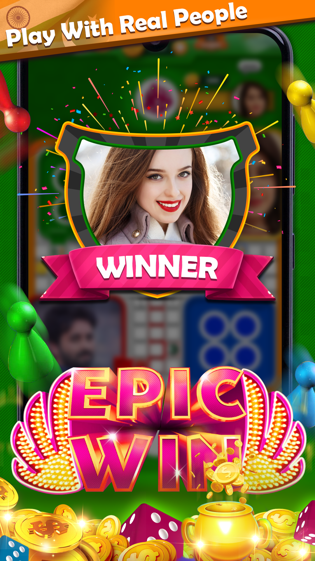 اسکرین شات 8 بازی India vs Pakistan Ludo Online