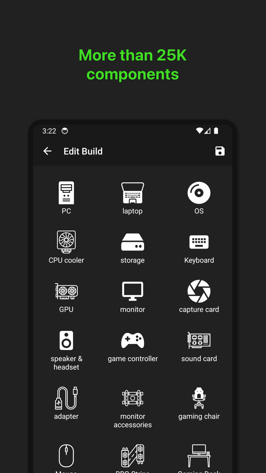 اسکرین شات 6 برنامه PC Builder: Part Picker