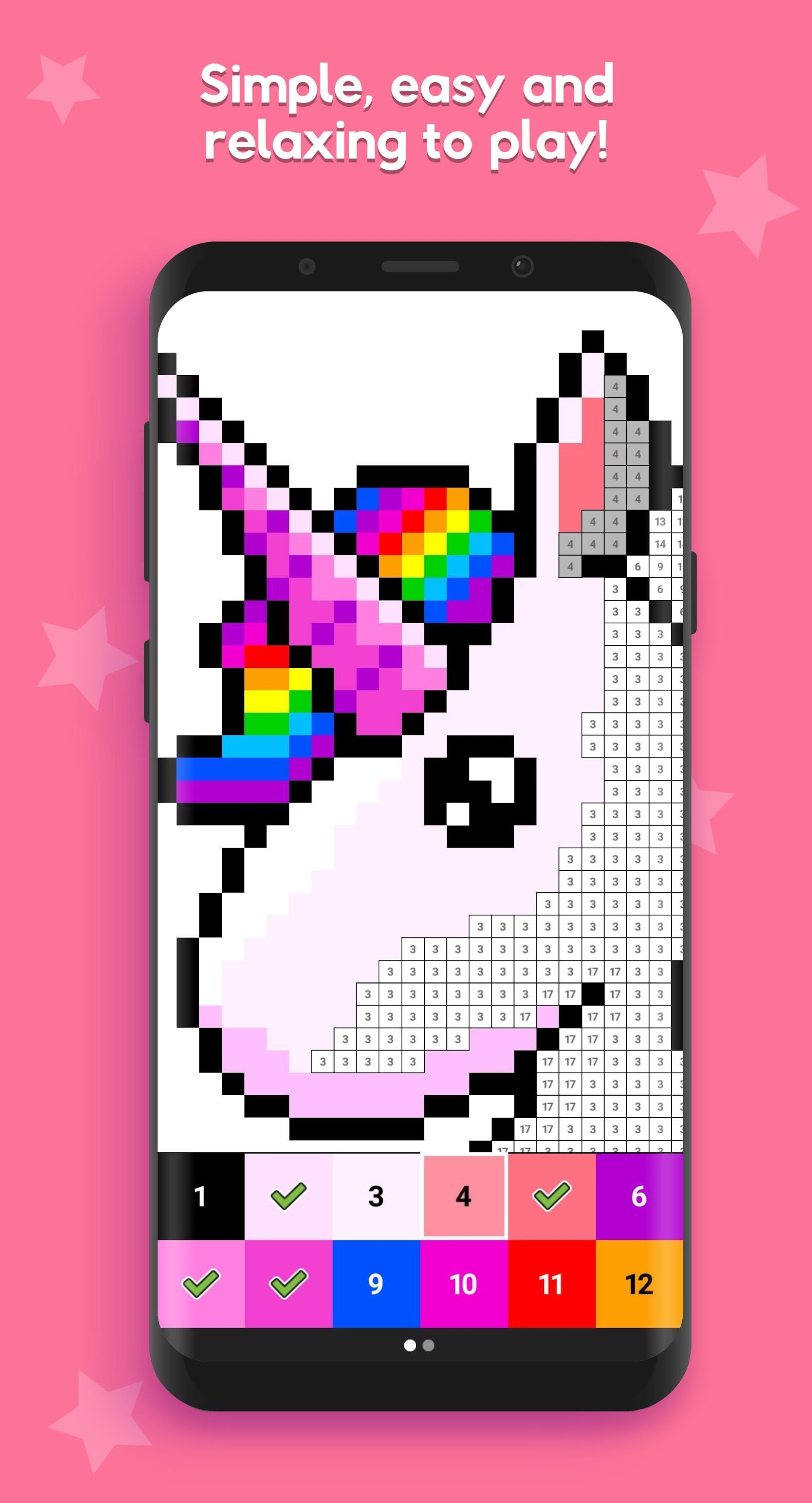 اسکرین شات 2 بازی Pixel Tap: Color by Number
