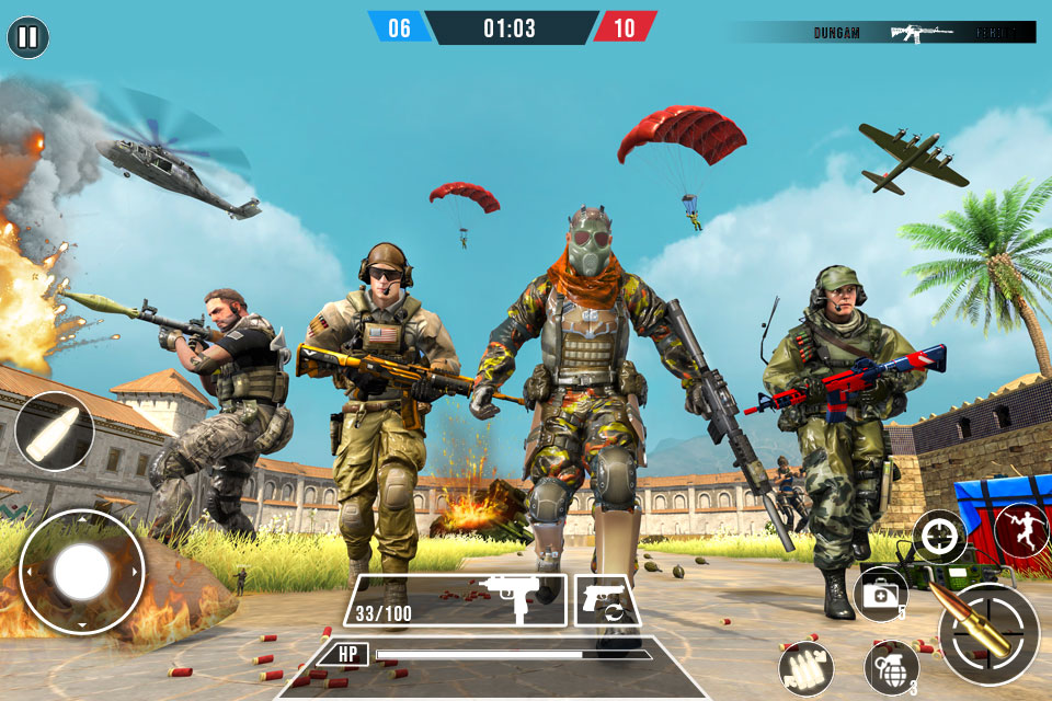 اسکرین شات 1 برنامه Modern FPS Shooting Strike