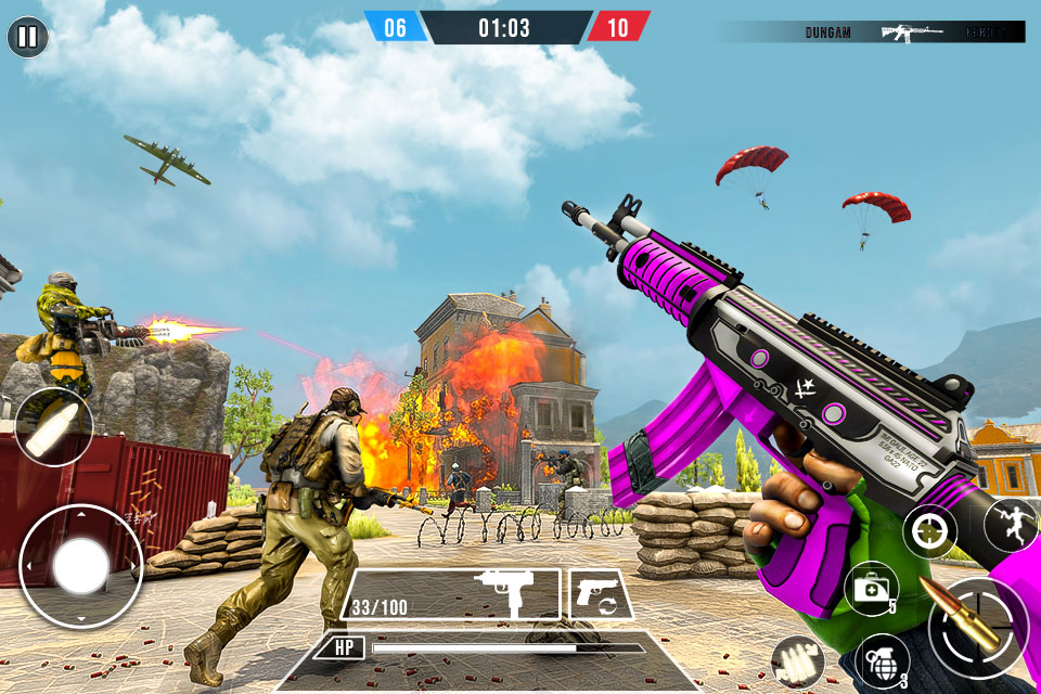 اسکرین شات 2 برنامه Modern FPS Shooting Strike