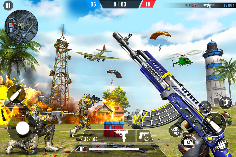 اسکرین شات 3 بازی FPS Commando Shooting Strike