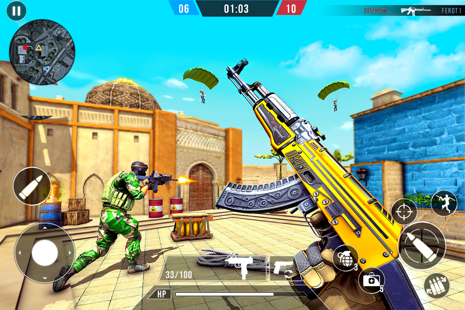 اسکرین شات 1 بازی FPS Commando Shooting Strike