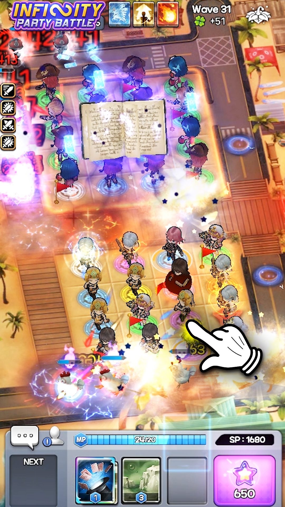 اسکرین شات 2 بازی Infinity Party Battle: P2E TD