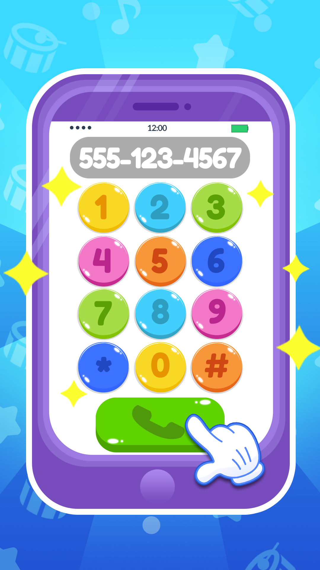 اسکرین شات 2 بازی Baby Phone: Toddler Games