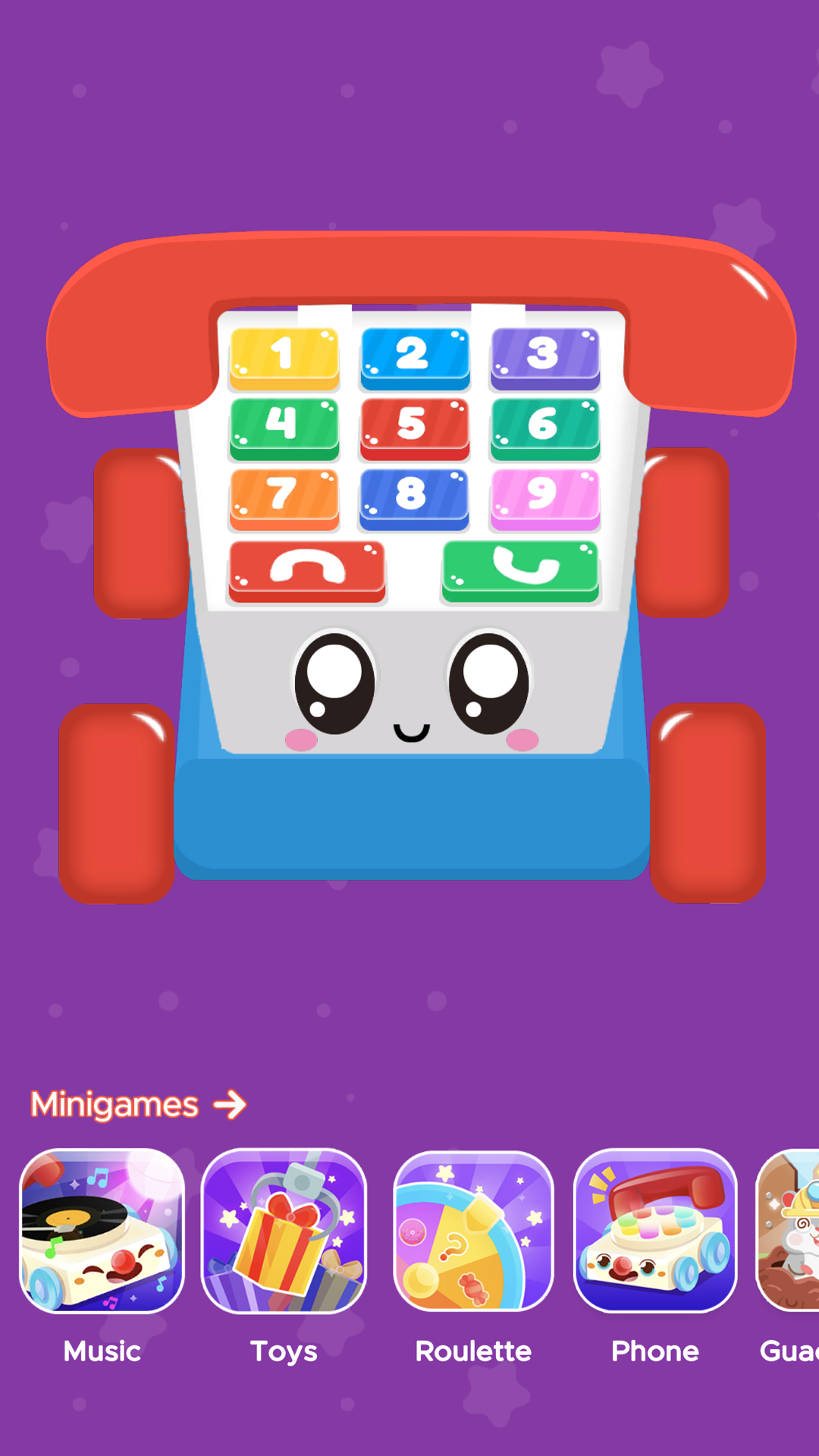 اسکرین شات 1 بازی Baby Carphone Toy Games