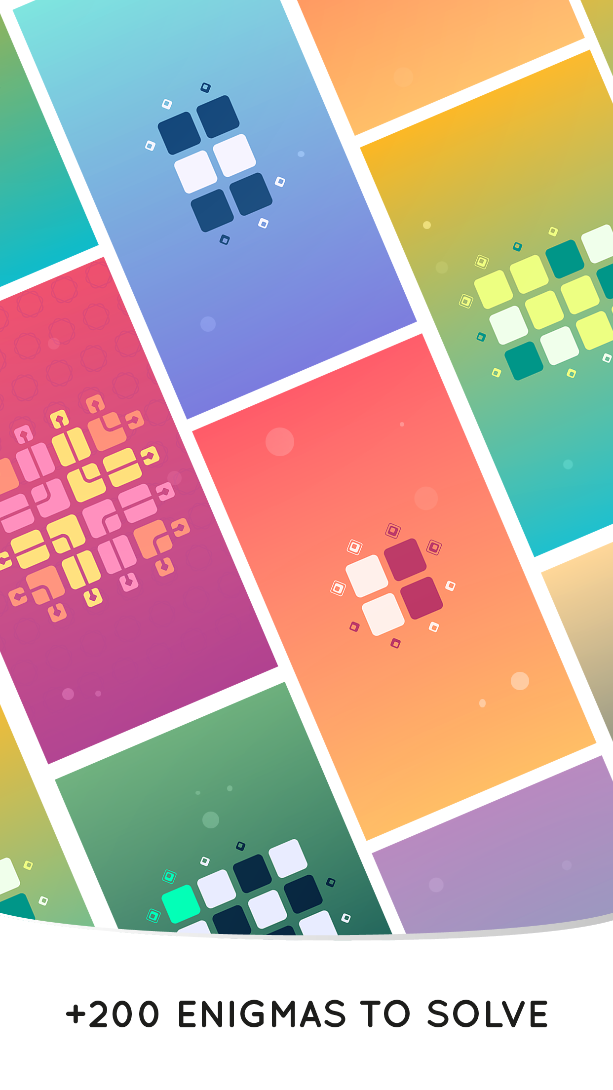 اسکرین شات 2 بازی Zen Squares: Flat Rubik's Cube