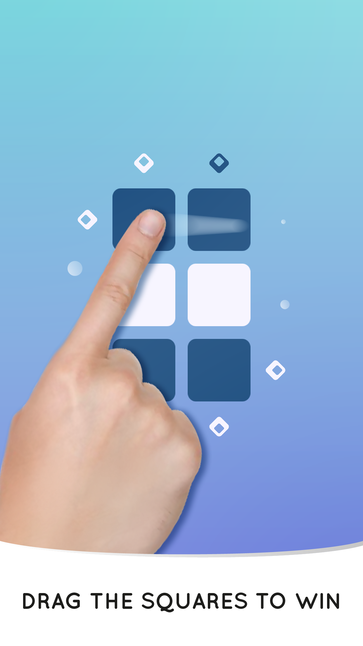 اسکرین شات 1 بازی Zen Squares: Flat Rubik's Cube