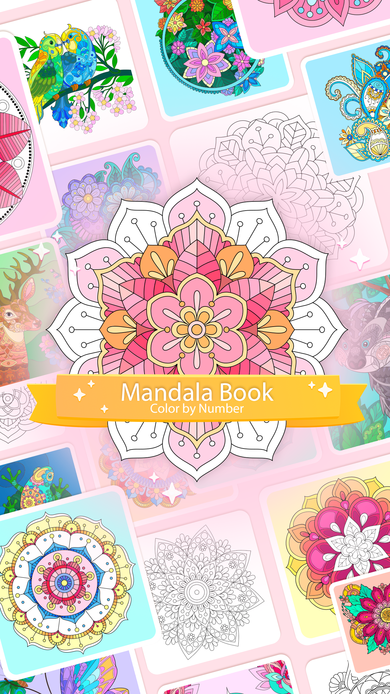 اسکرین شات 1 بازی Color by Number – Mandala Book