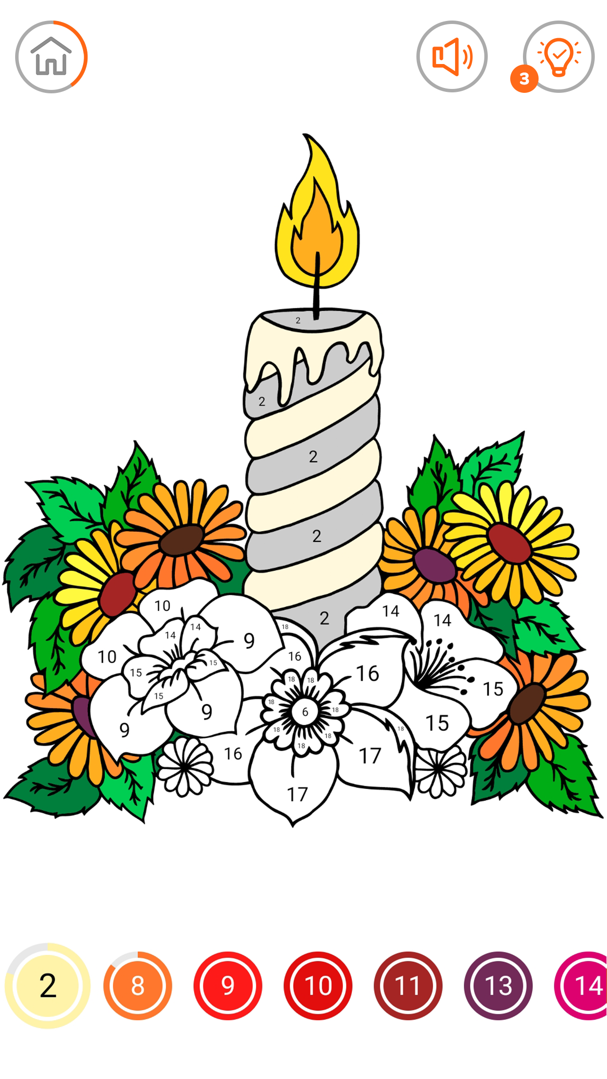 اسکرین شات 4 برنامه Bible Coloring Book by Number