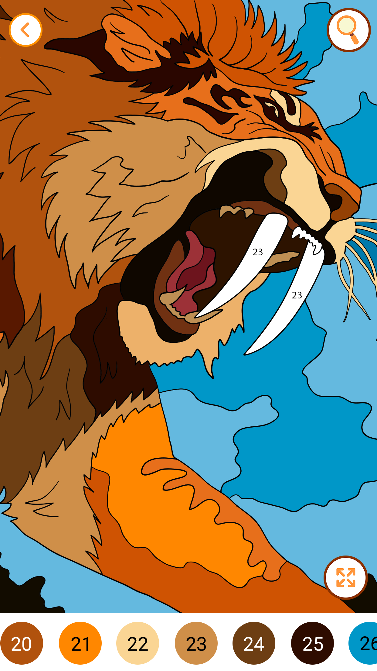 اسکرین شات 5 بازی Dino Coloring Encyclopedia