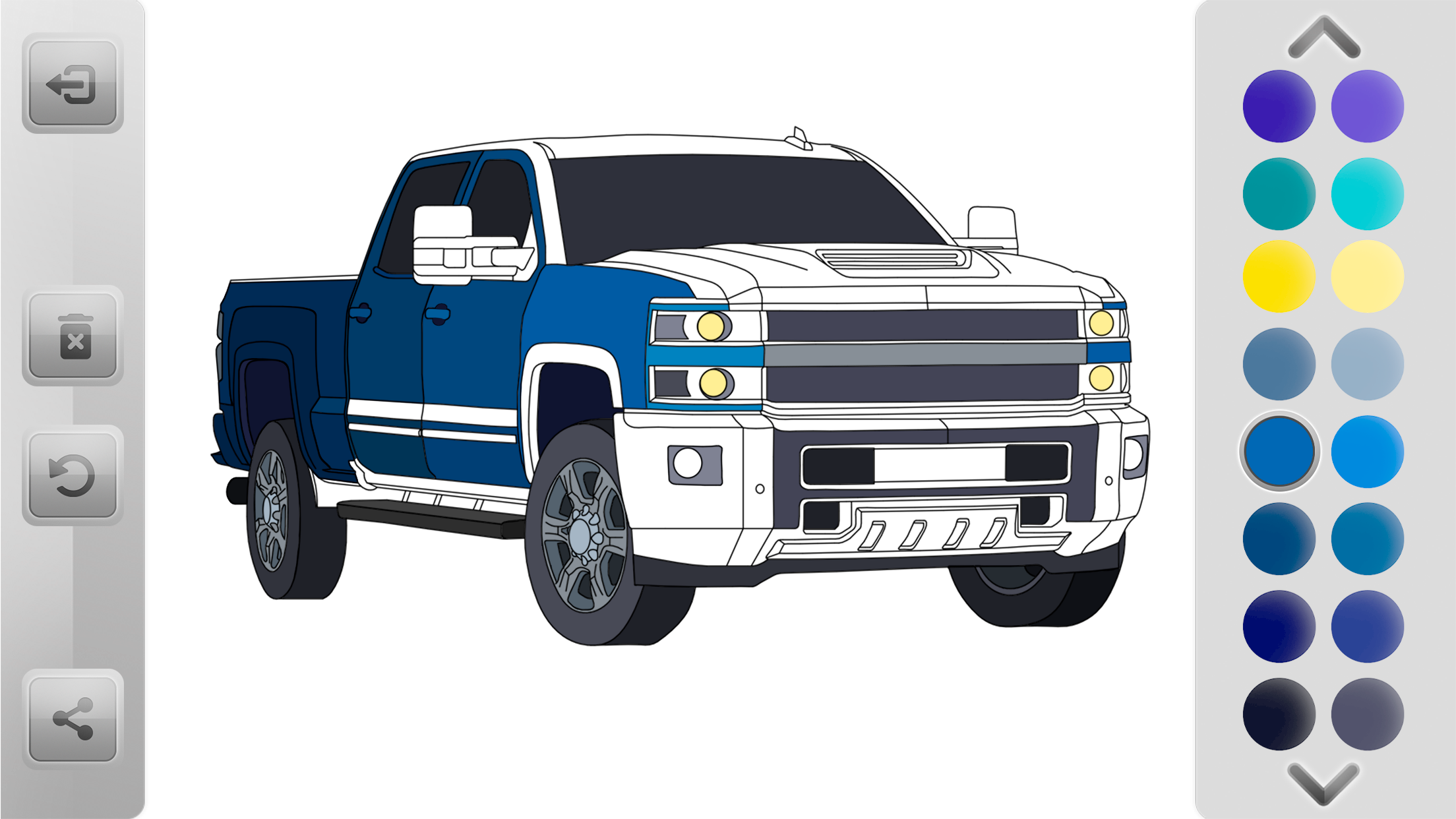 اسکرین شات 3 بازی World Cars Coloring Book