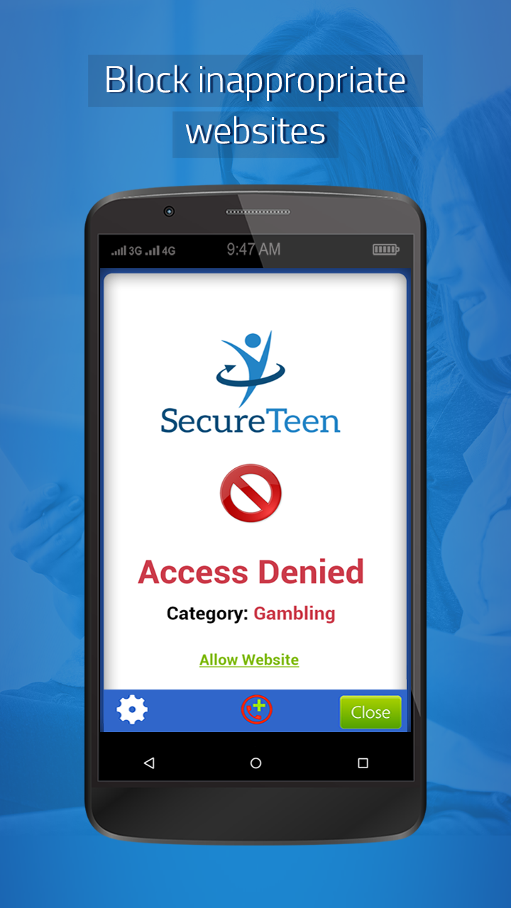 اسکرین شات 2 برنامه SecureTeen Parental Control