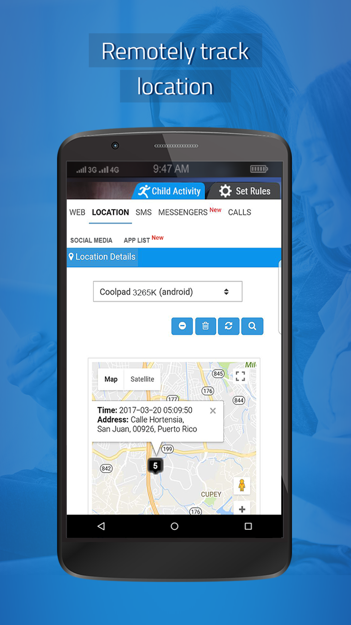 اسکرین شات 3 برنامه SecureTeen Parental Control