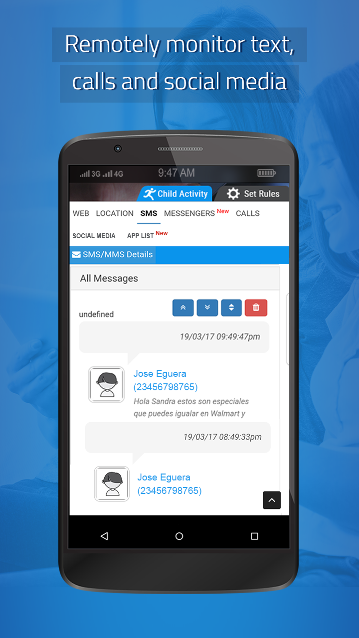 اسکرین شات 5 برنامه SecureTeen Parental Control