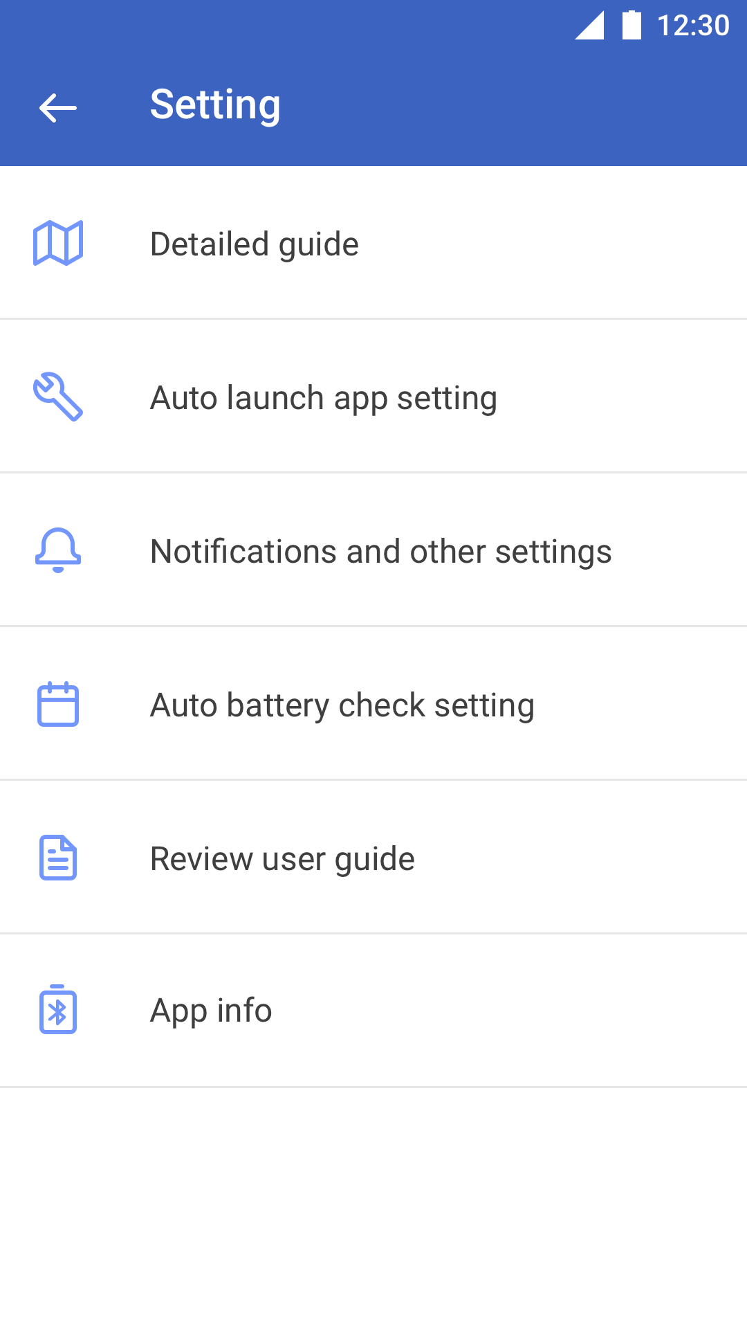 اسکرین شات 6 برنامه Bluetooth Battery