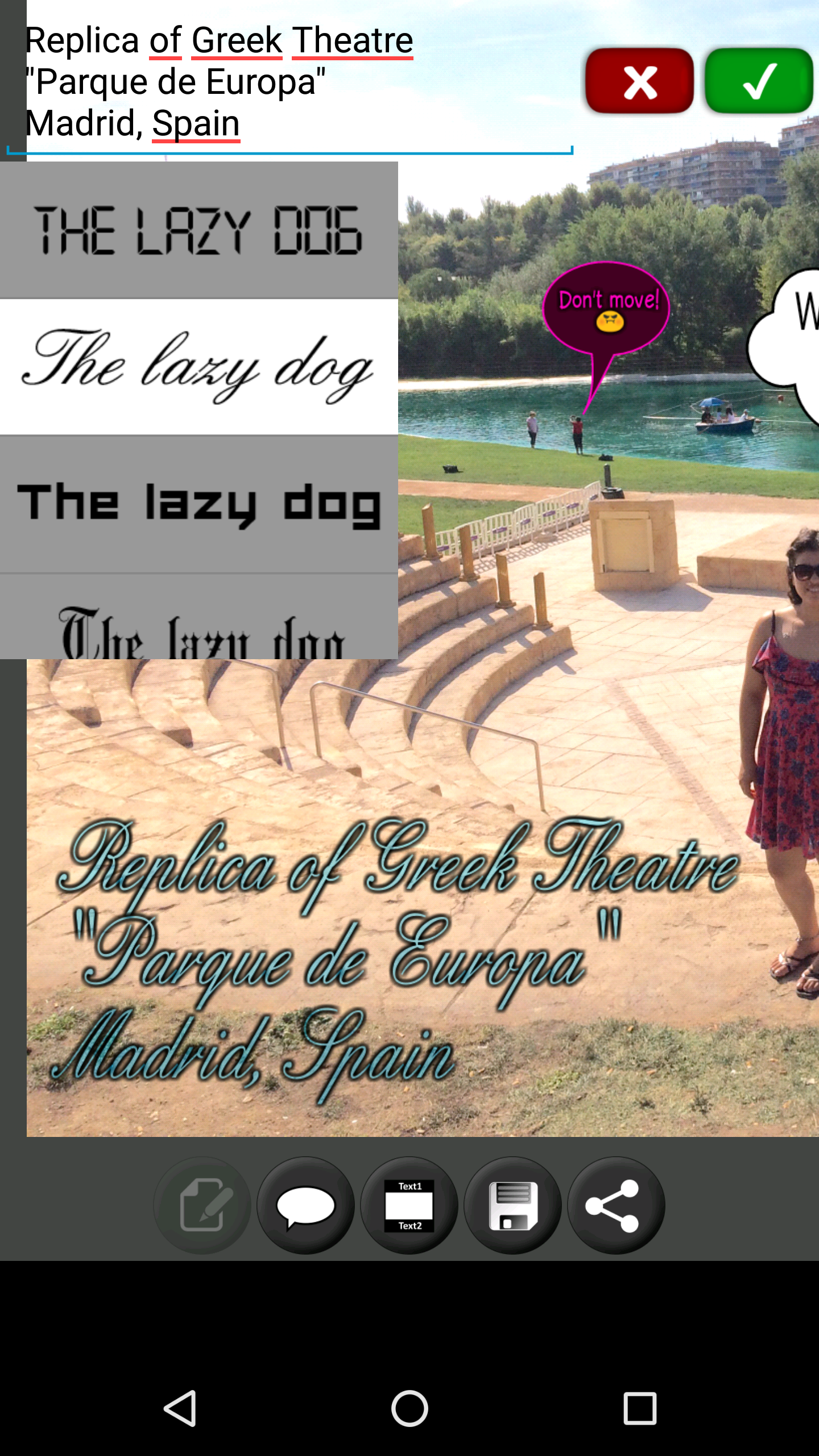 اسکرین شات 7 برنامه Add Text To Photo