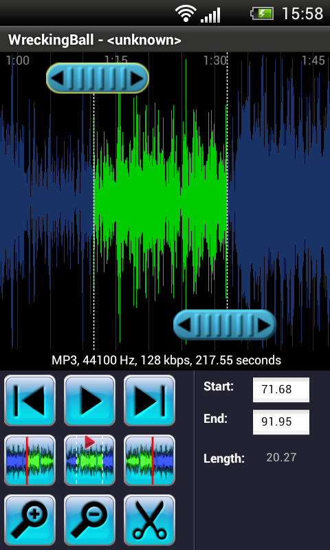 اسکرین شات 4 برنامه Music Trimmer
