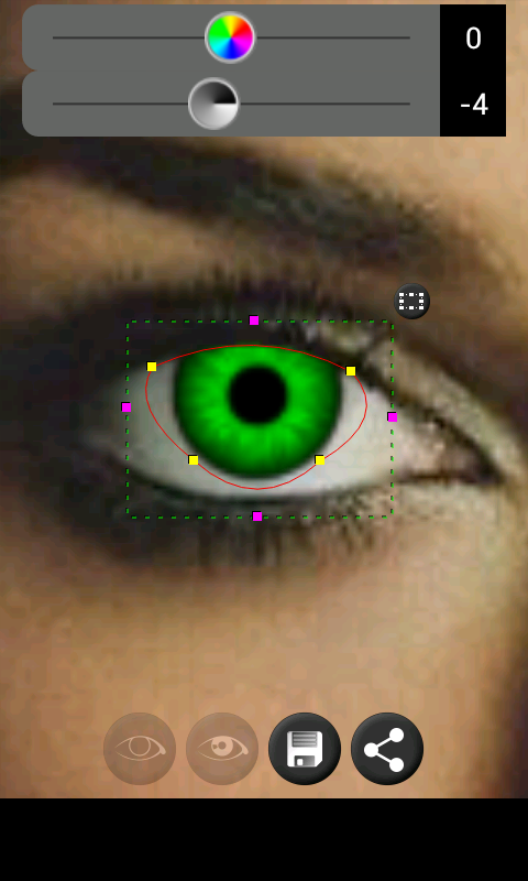 اسکرین شات 7 برنامه Color Eyes