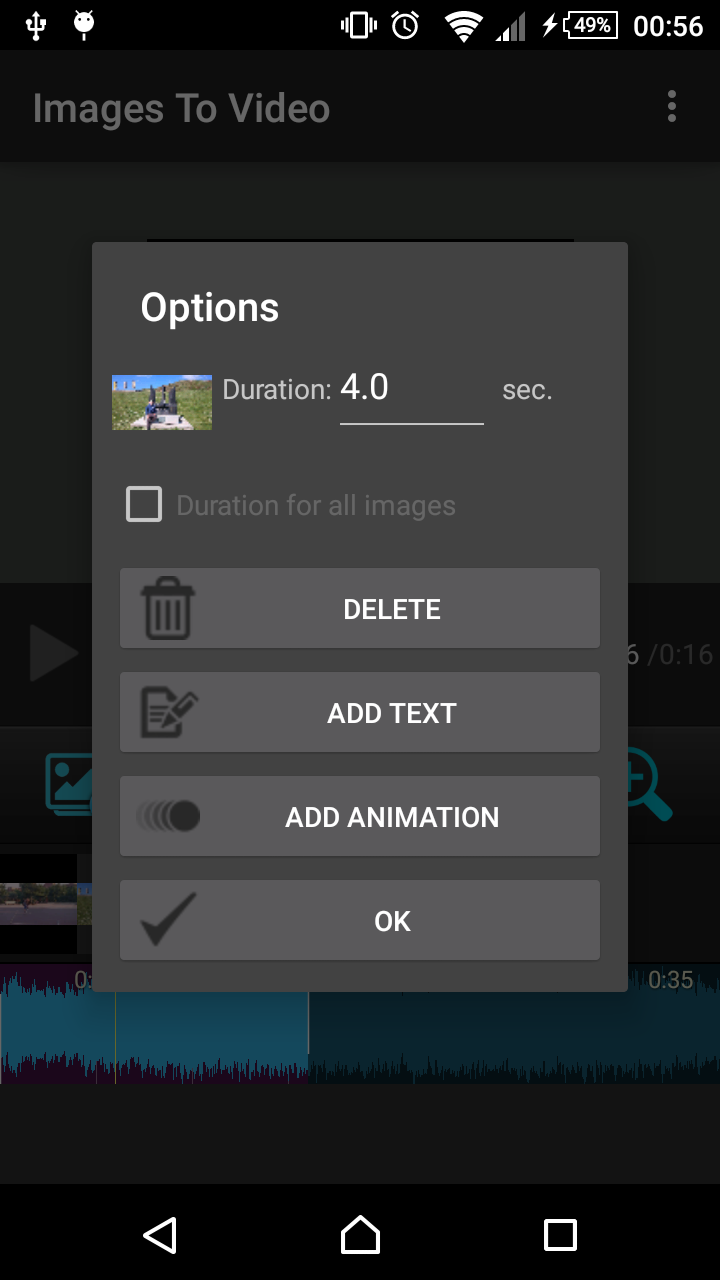 اسکرین شات 4 برنامه Photos To Video