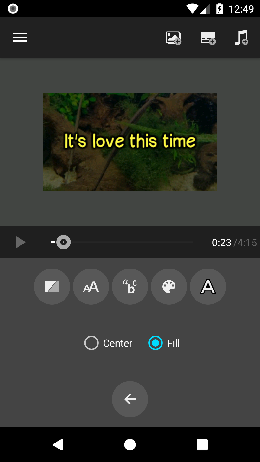 اسکرین شات 5 برنامه Video Lyrics