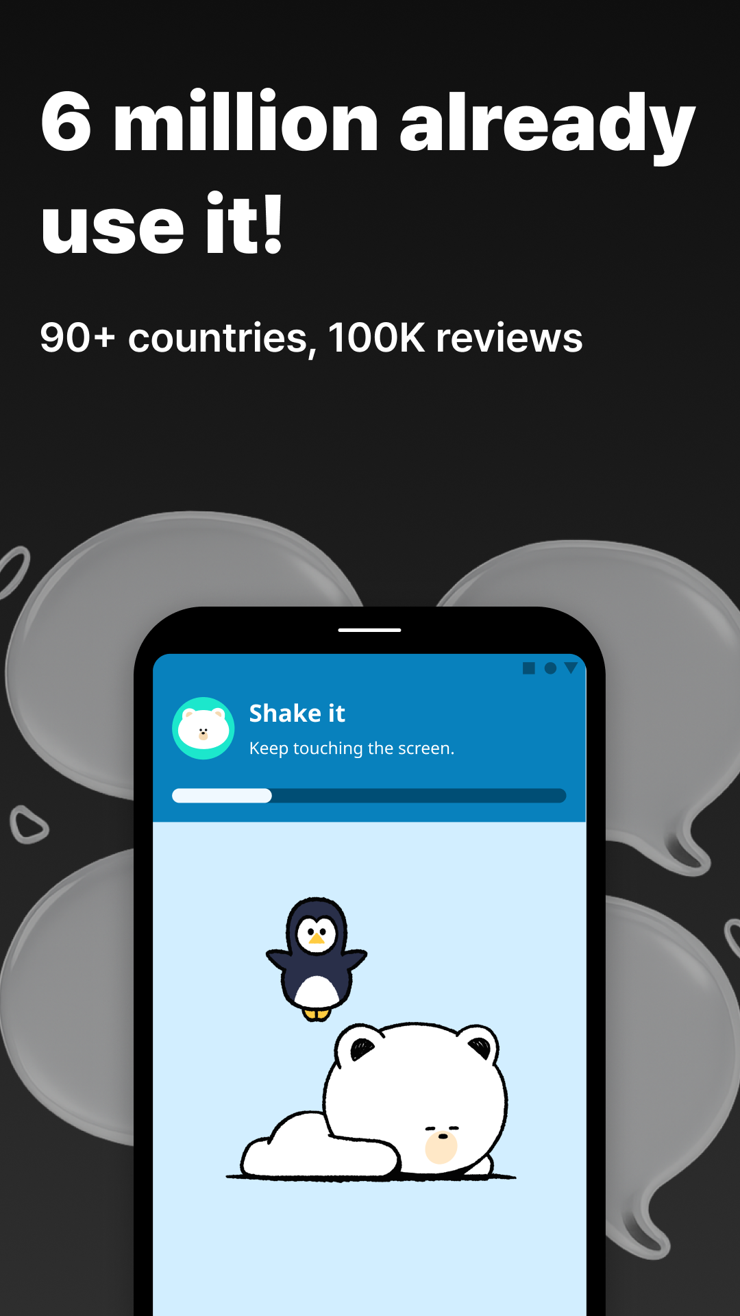 اسکرین شات 2 برنامه Shake it Alarm - Clock & Sleep