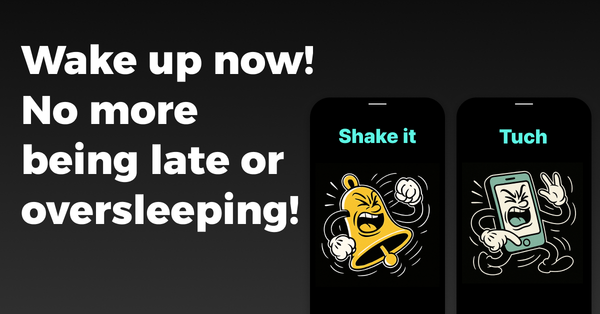 اسکرین شات 1 برنامه Shake it Alarm - Clock & Sleep