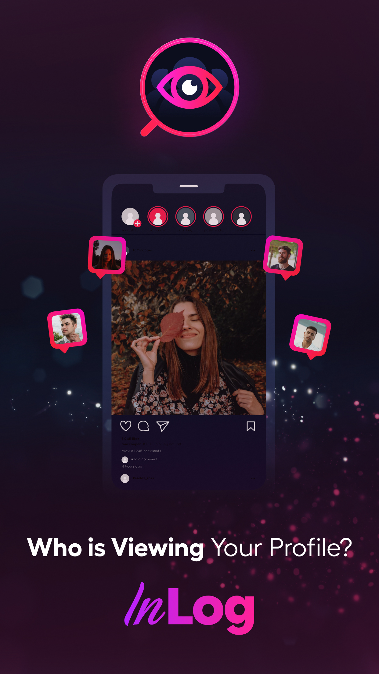 اسکرین شات 5 برنامه InLog - Who Viewed My Profile