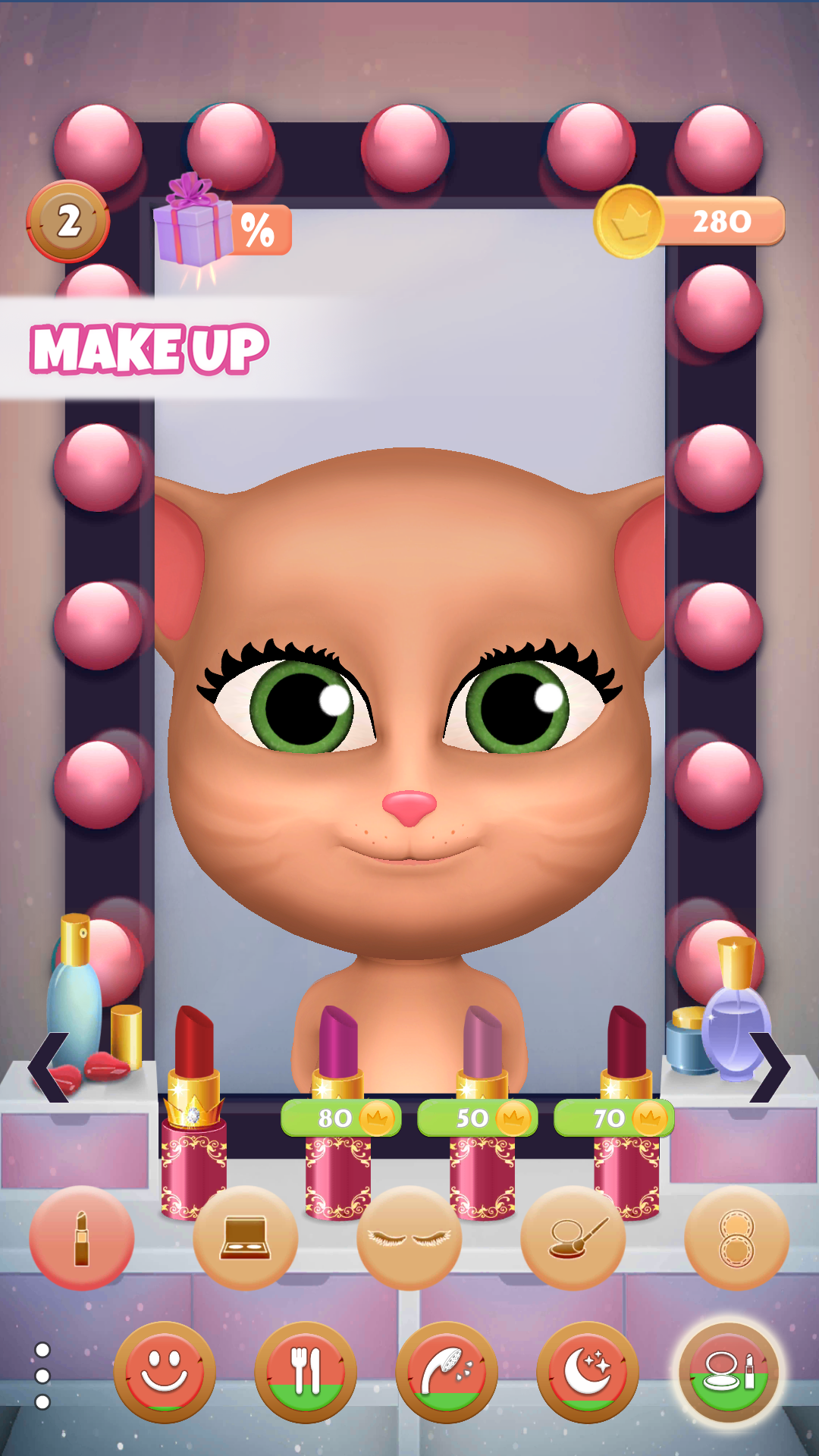 اسکرین شات 2 بازی My Talking Cat Inna