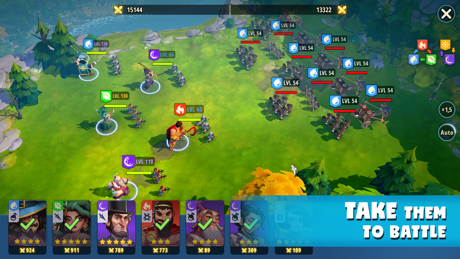 اسکرین شات 3 بازی Heroes of History: Epic Empire