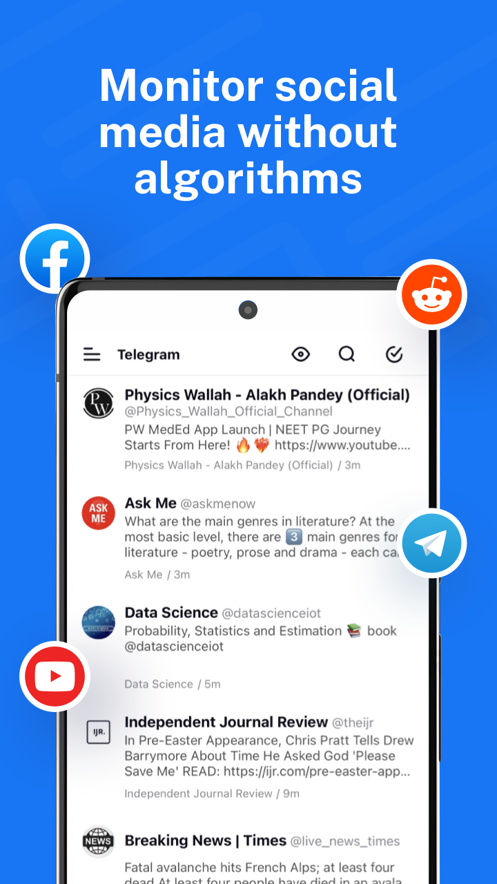 اسکرین شات 4 برنامه Inoreader: News & RSS reader