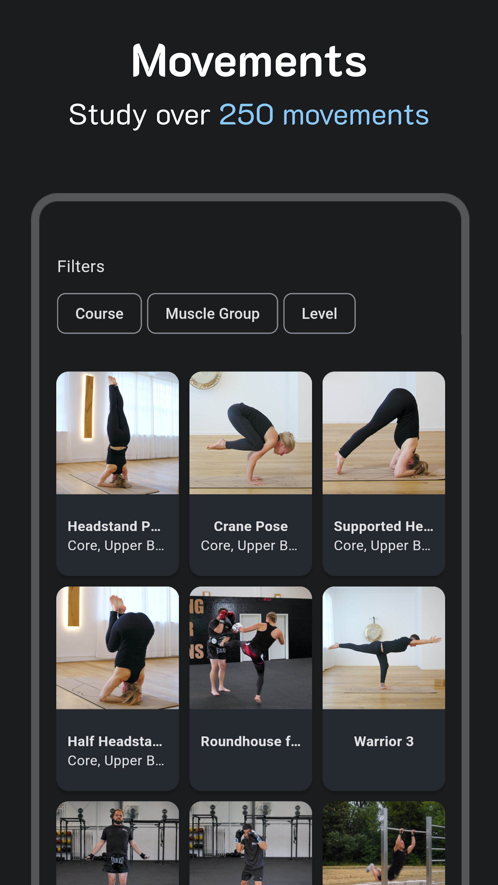 اسکرین شات 5 برنامه Thenics Flow: Movement Coach