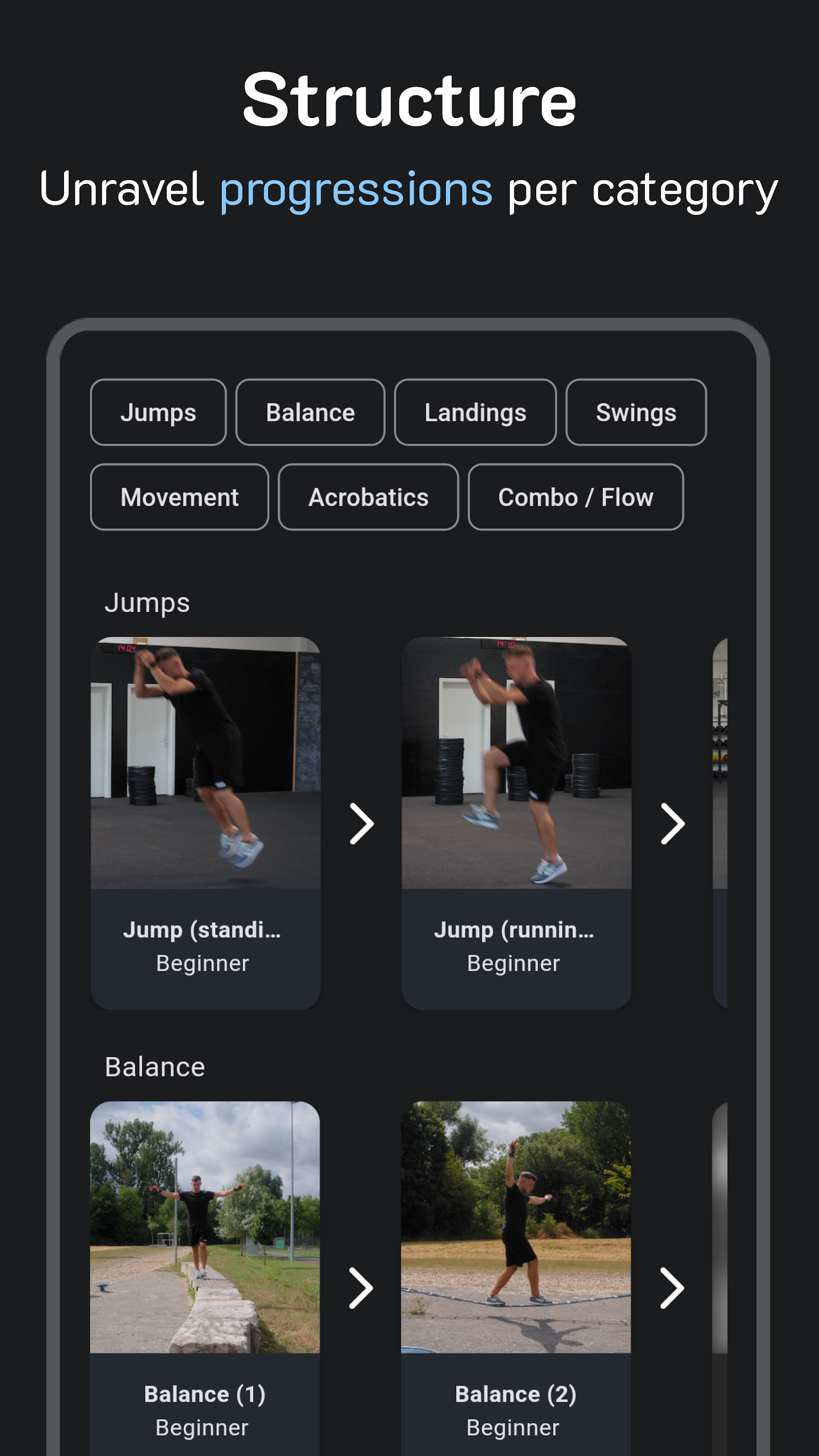 اسکرین شات 6 برنامه Thenics Flow: Movement Coach