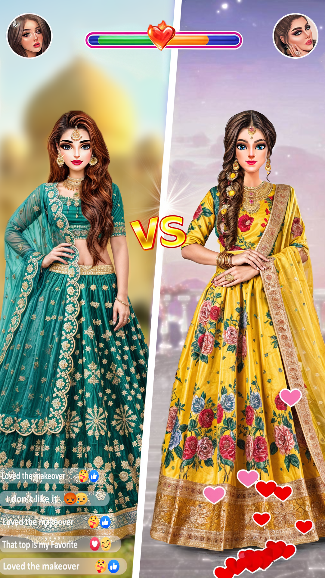 اسکرین شات 1 بازی Doll Dress up Games: Makeover