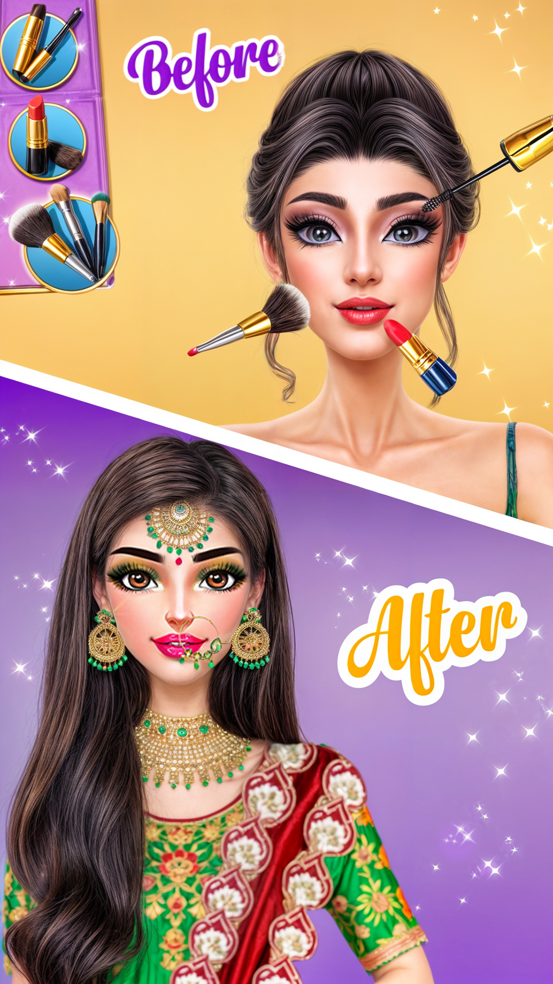 اسکرین شات 3 بازی Doll Dress up Games: Makeover