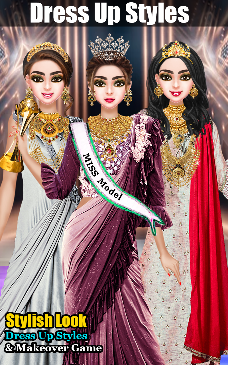 اسکرین شات بازی Dress Up Styles Makeover Games 1